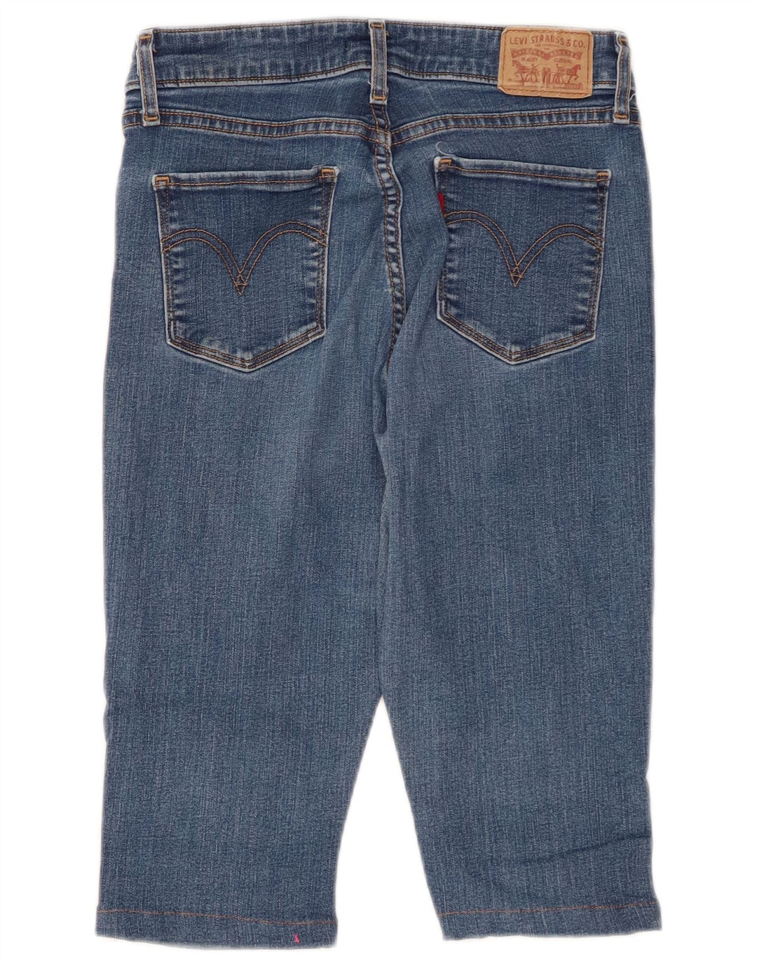 LEVI'S Damskie klasyczne jeansy Skinny Capri ze średnim stanem US 6 Medium W26 L14 Niebieskie