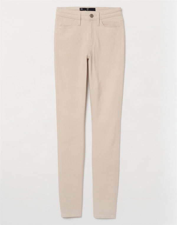 Dżinsy Skinny Damskie Hollister z wysokim stanem US 00 2XS W23 L26 Białe