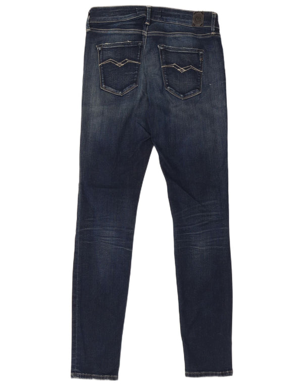 Dżinsy damskie REPLAY New Luz Skinny Jeans W28 L30 Niebieskie