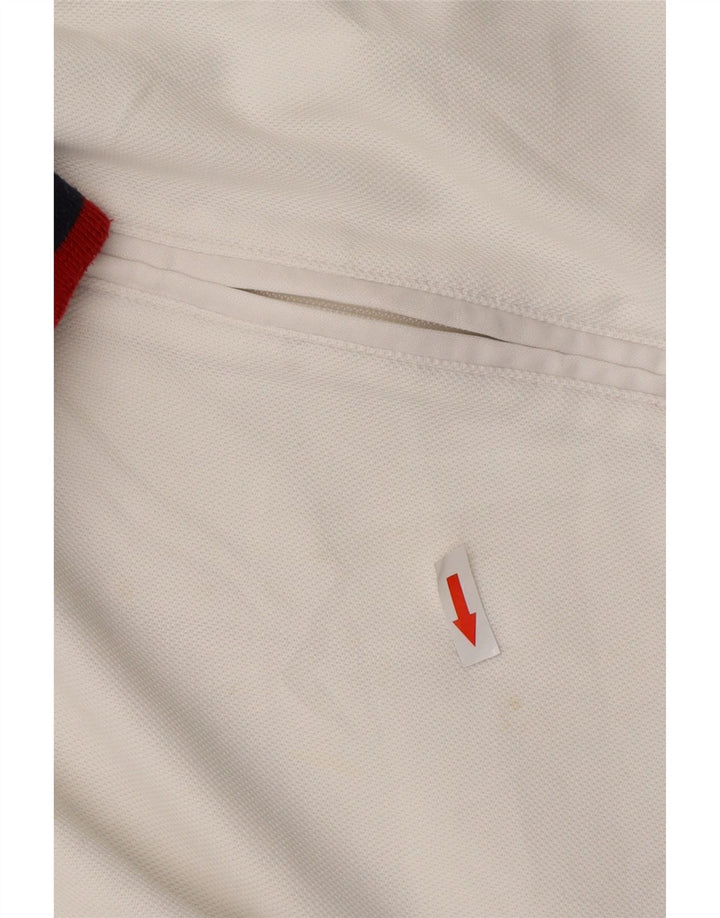 Męska kurtka bomberka Diadora UK 40, duża, biała, poliestrowa