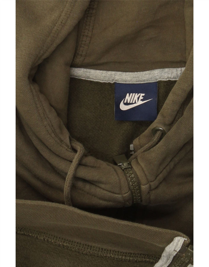 Męski sweter z kapturem i zamkiem Nike, 2XL, khaki