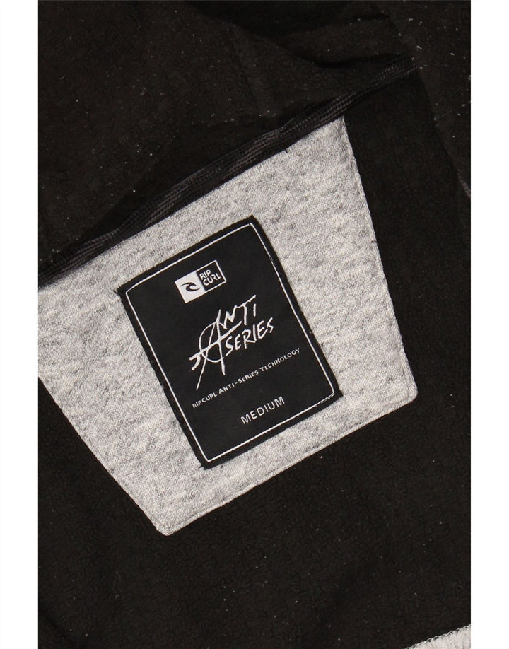 Męski sweter zapinany na zamek RIP CURL, średnioszary, z blokami kolorów