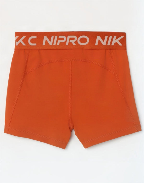 Damskie spodenki sportowe Nike Dri Fit Graphic UK 8, małe, pomarańczowe, poliestrowe