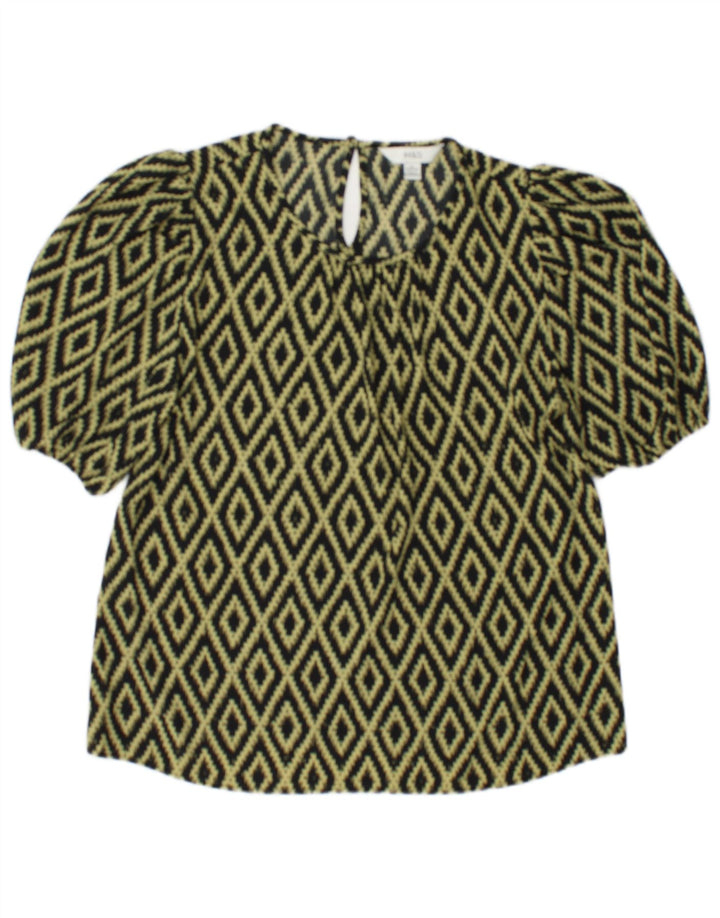 Bluzka damska Marks & Spencer Top UK 10 Small Black Argyle/Diament