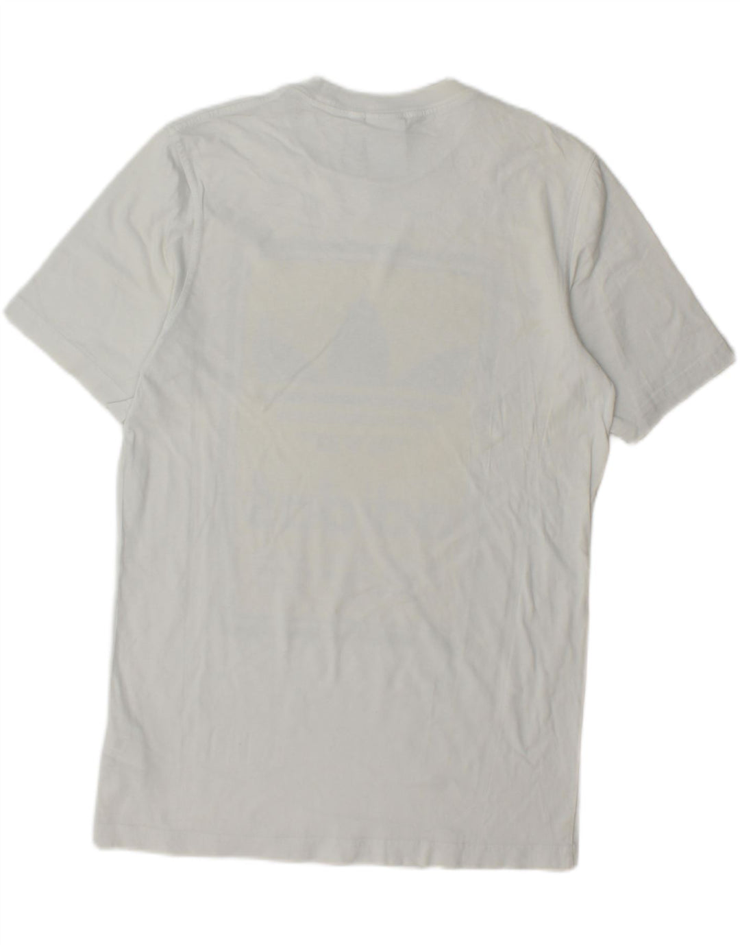 ADIDAS Mens Graphic T-Shirt Top Small White Cotton Vintage Adidas and Second-Hand Adidas from Messina Hembry 