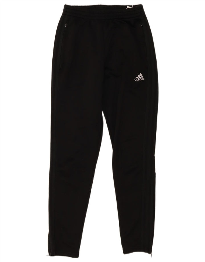 ADIDAS Mens Tracksuit Trousers Small  Black Polyester