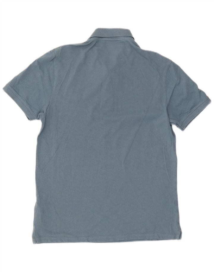 Męska koszulka polo Lyle & Scott, średnia niebieska, bawełniana