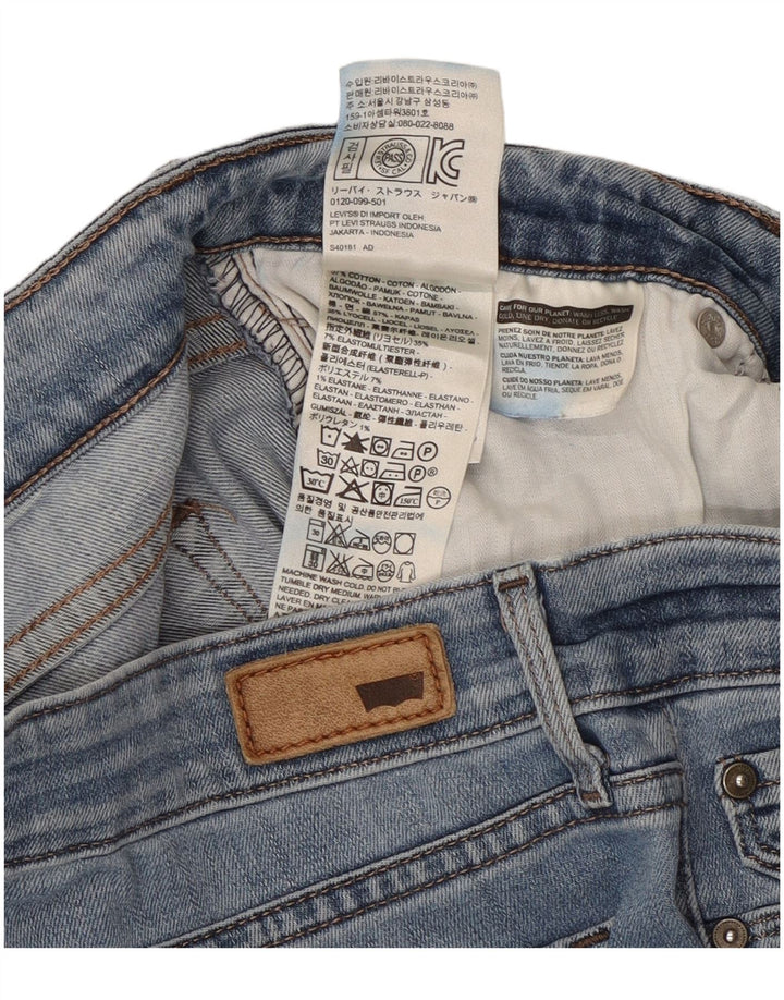 Damskie jeansy Levi's Skinny W30 L32 Niebieskie bawełniane
