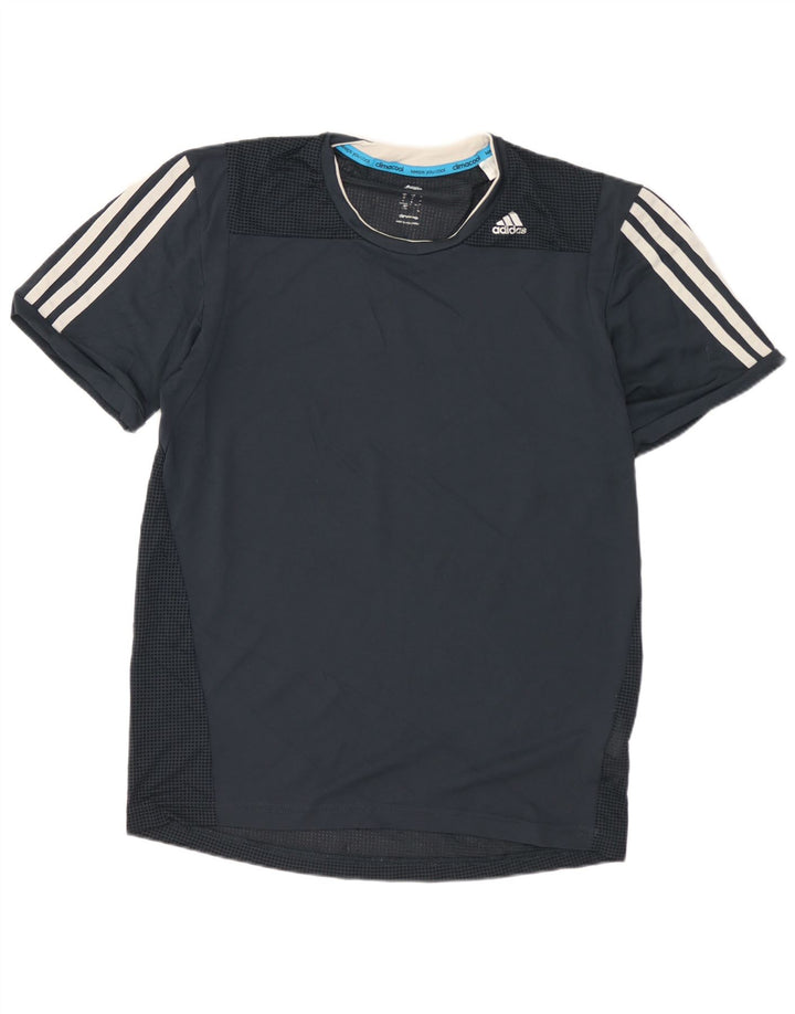 Adidas Męska koszulka Climacool Top, mała, granatowa, z poliestru