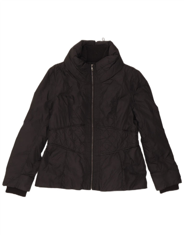 Damska pikowana kurtka Zara UK 18 XL, czarny poliester