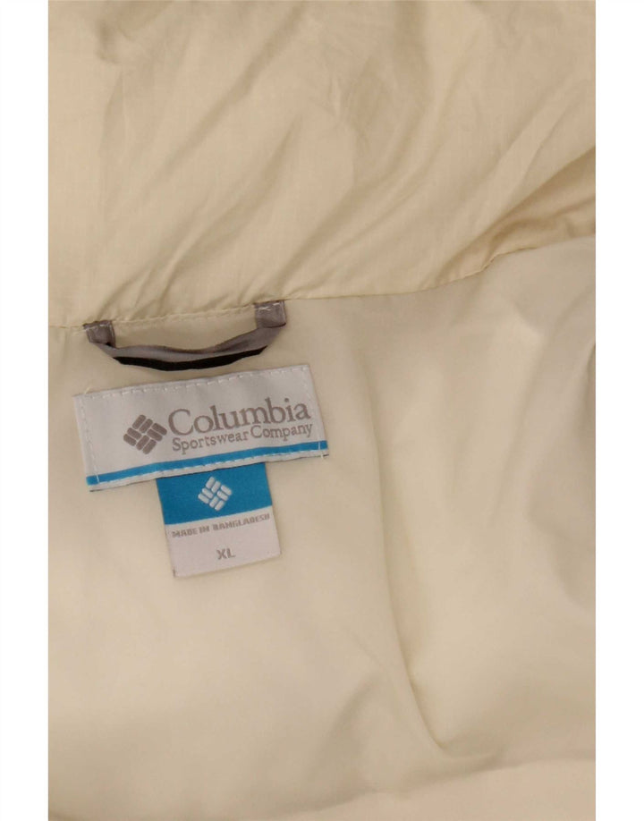 Damska kurtka wyściełana Columbia UK 18 XL złamanego białego poliestru