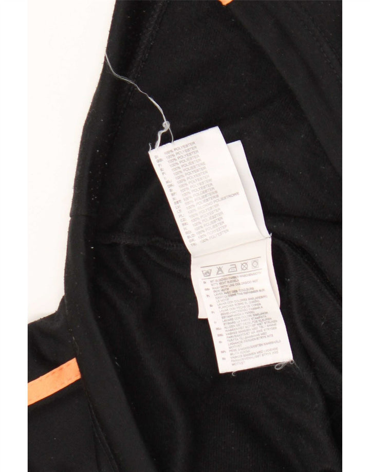 Damskie spodnie dresowe Adidas UK 16, duże, czarne, poliestrowe