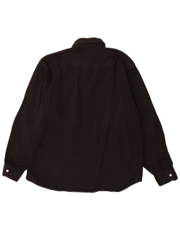 Koszula męska Carrera XL, czarna, bawełniana