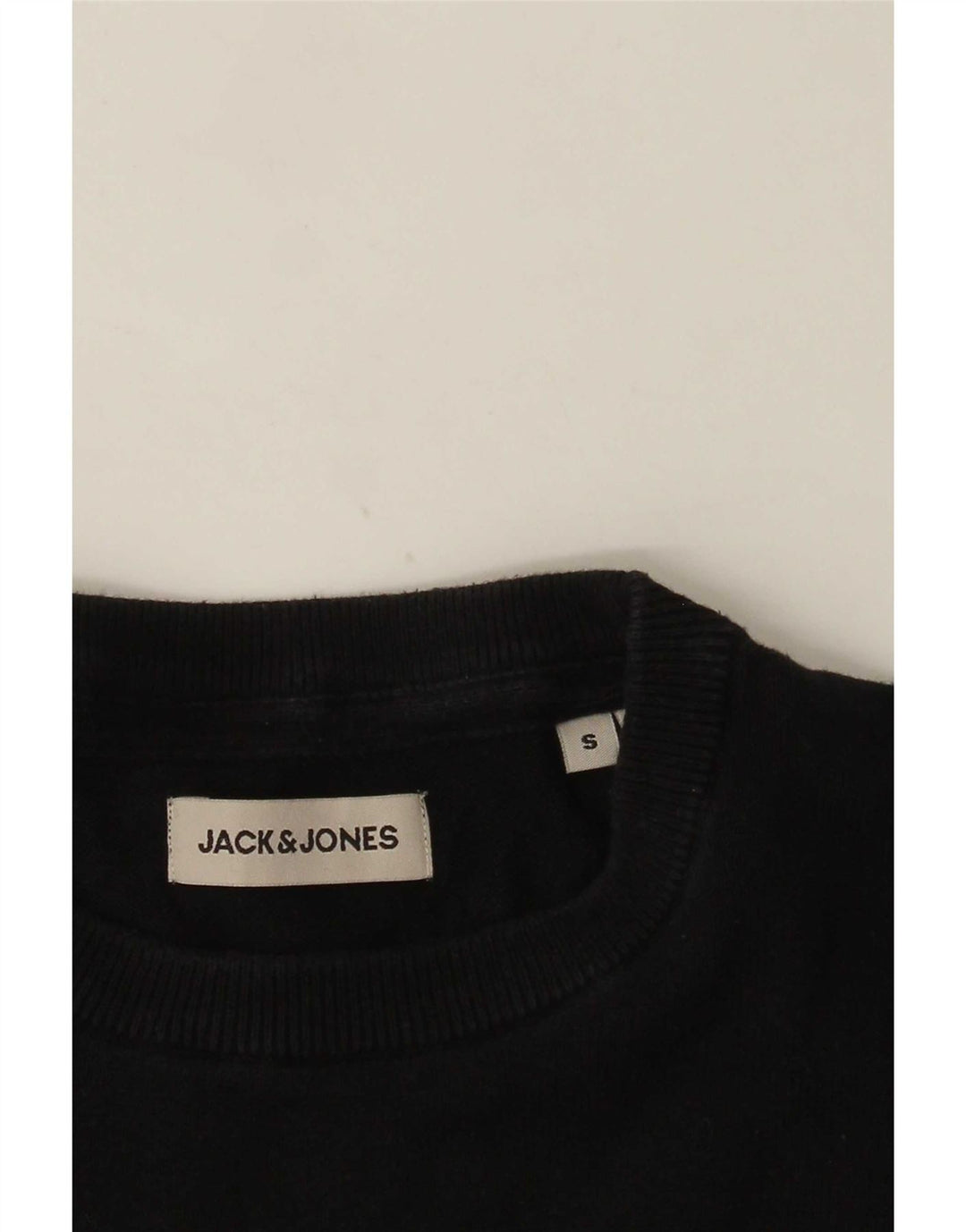 Męski sweter z okrągłym dekoltem Jack & Jones, mały, granatowy