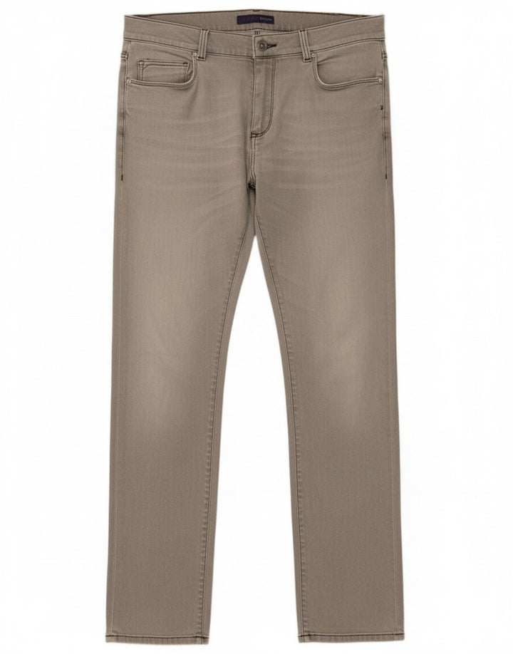 Męskie jeansy typu slim Trussardi W31 L33 Szara bawełna