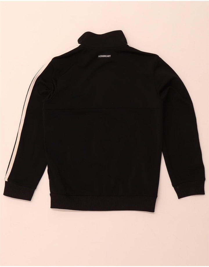 Chłopięca kurtka dresowa ADIDAS Aeroready 7-8 lat, czarna, poliester