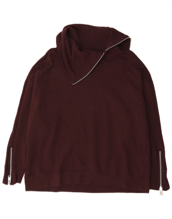 Damska bluza oversize All Saints UK 14, średni burgund
