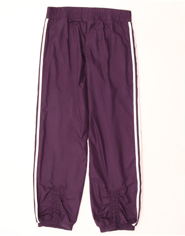Damskie spodnie dresowe Adidas Joggers UK 10 Mały fioletowy poliester