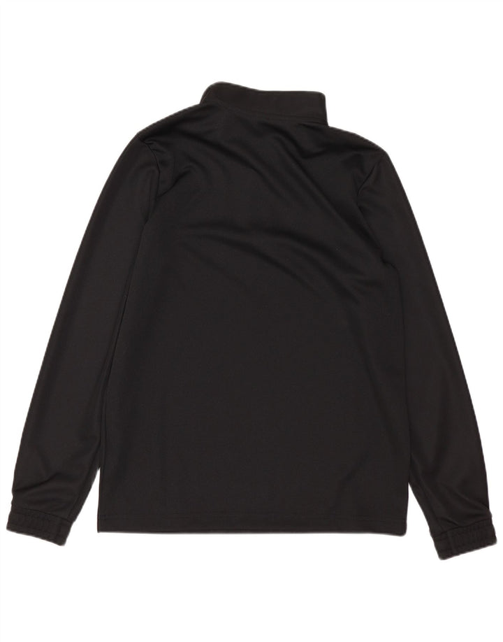 Chłopięcy dres Adidas Aeroready z zamkiem błyskawicznym na szyi, 11-12 lat, czarny