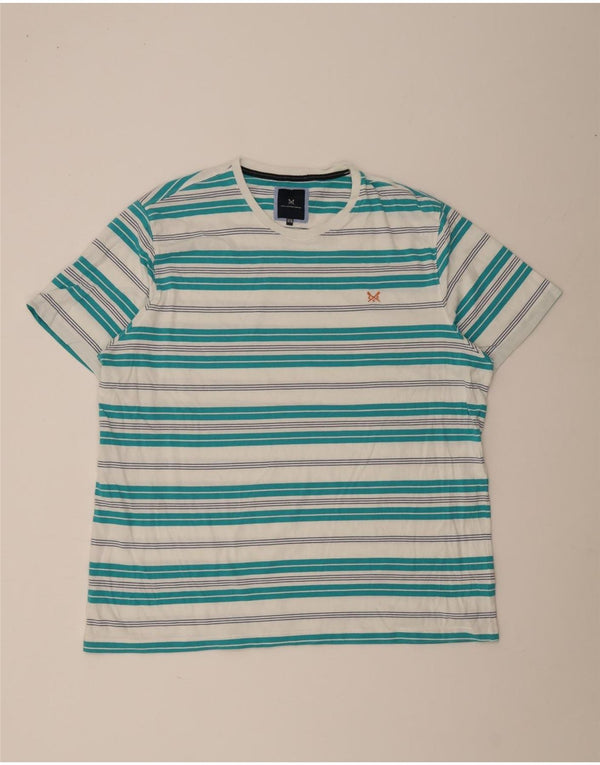 Crew Clothing Męski T-shirt Top 3XL, bawełna w białe paski