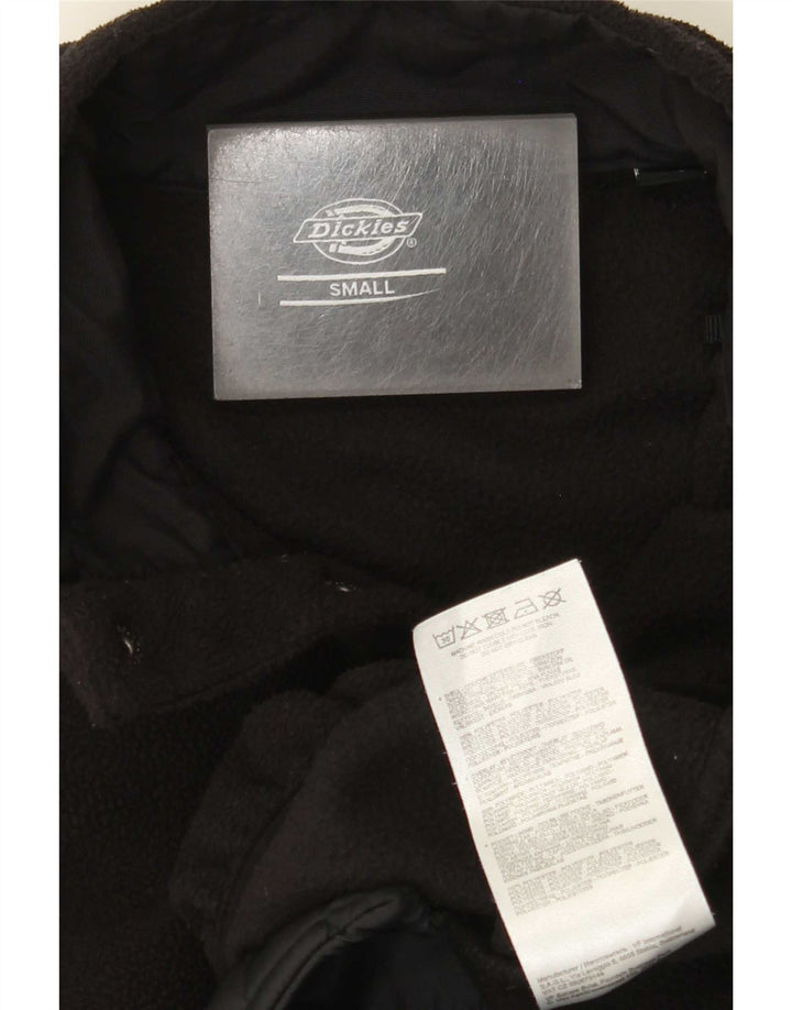 Męski sweter polarowy Dickies z guzikami pod szyją, mały, czarny poliester