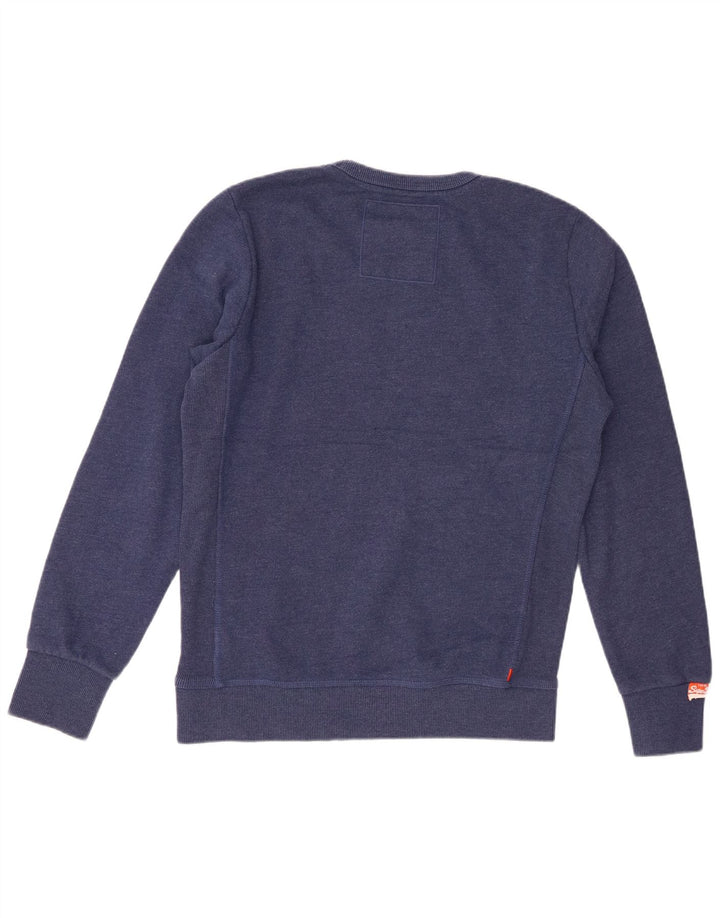 Męski sweter Superdry, duży, niebieski, bawełniany