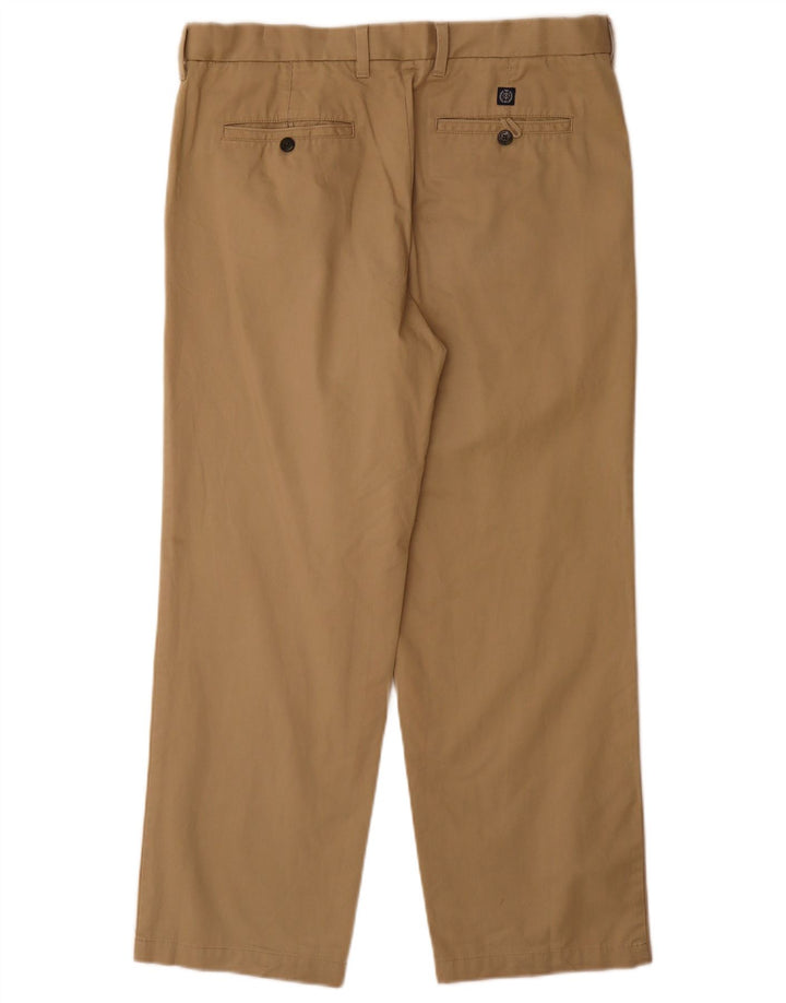 Męskie spodnie chino Marks & Spencer Blue Harbor o regularnym kroju W34 L29 beżowe