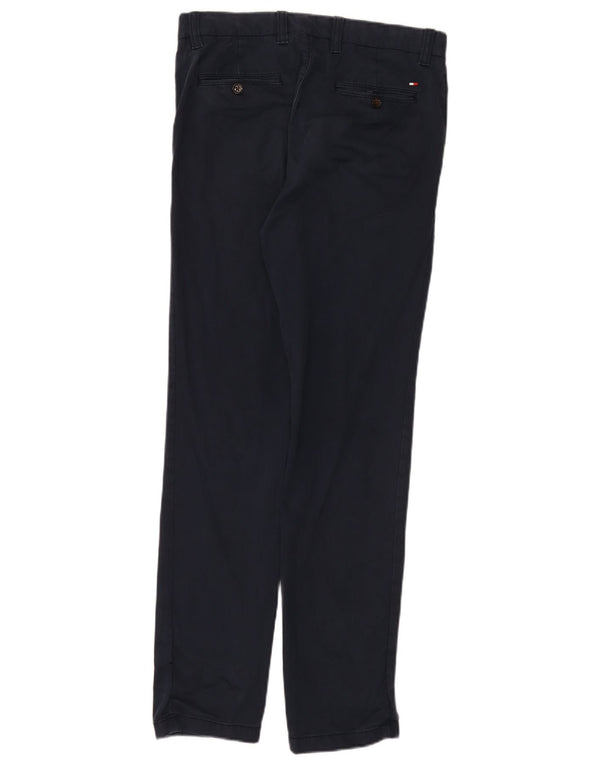 Męskie spodnie Chino Slim Tommy Hilfiger W31 L32 Granatowa bawełna