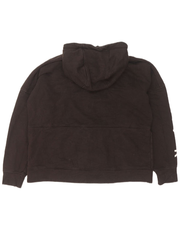 Męski sweter z kapturem i zamkiem błyskawicznym Nike, XL, czarny, bawełniany