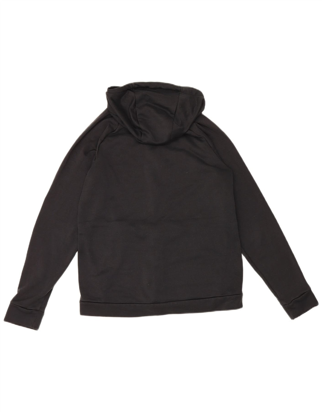 Męski sweter z kapturem i zamkiem błyskawicznym Nike Dri Fit, średni czarny poliester