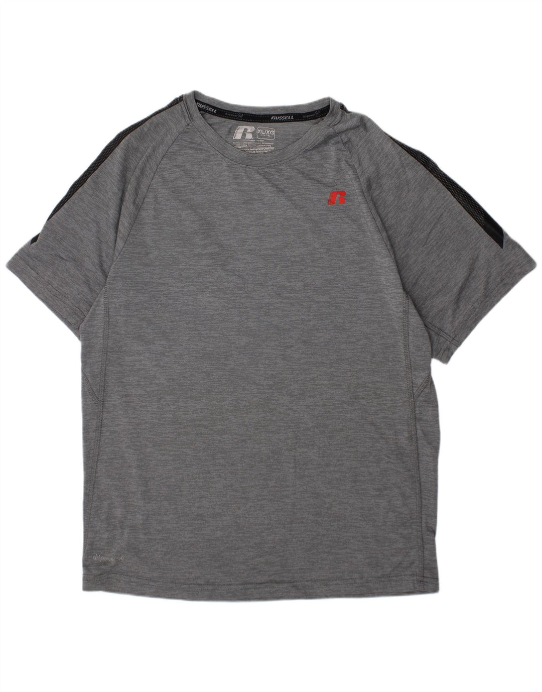 T-shirt chłopięcy RUSSELL ATHLETIC Dri-Power, 14-15 lat, XL, szary