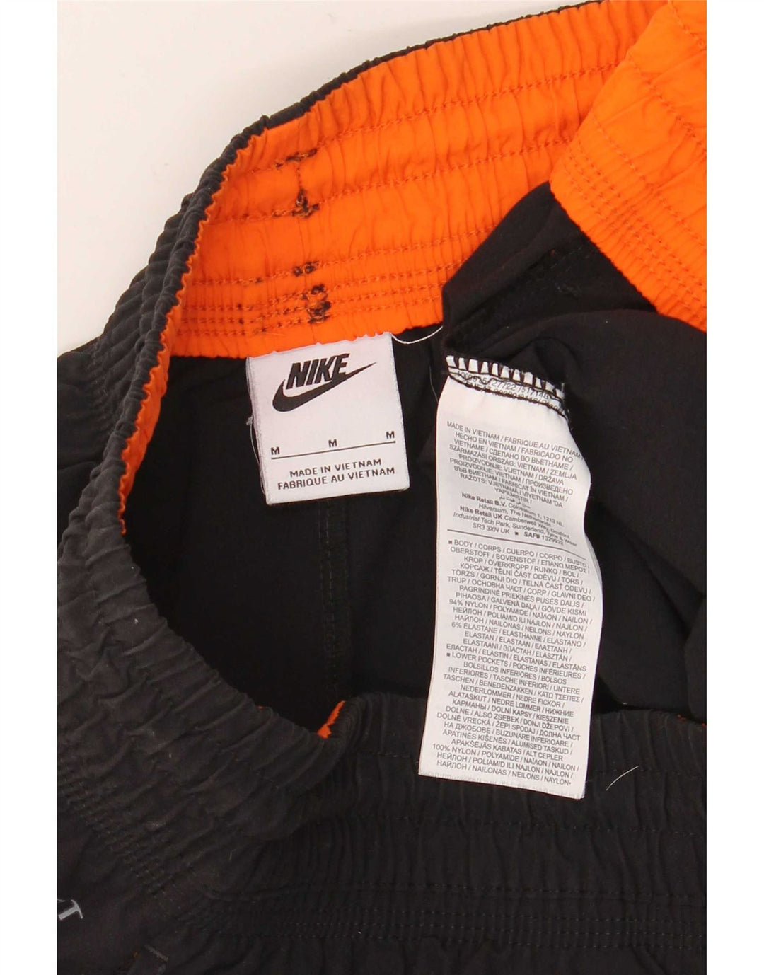Męskie spodnie dresowe Nike o luźnym kroju, joggery, średni czarny nylon