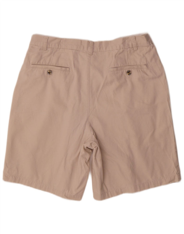 Męskie spodenki chino EDDIE BAUER W35 duże, beżowe, bawełniane