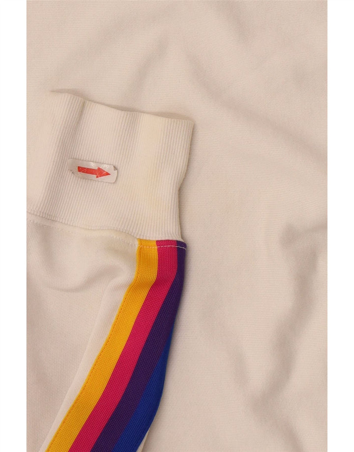Damska bluza Champion Crop Sweatshirt UK 14 Średnia złamana biała bawełna