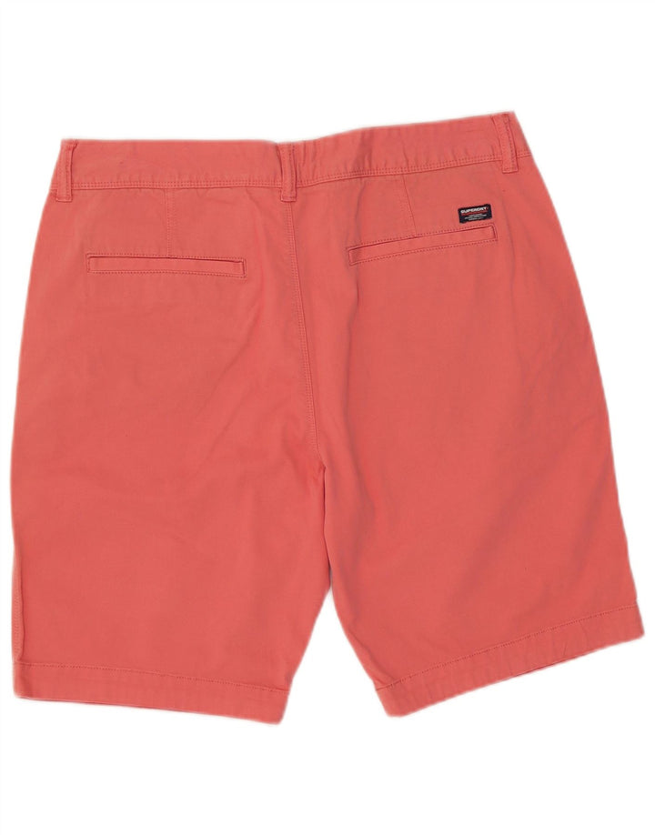 Męskie spodenki Chino Superdry W34, duże, różowe, bawełniane