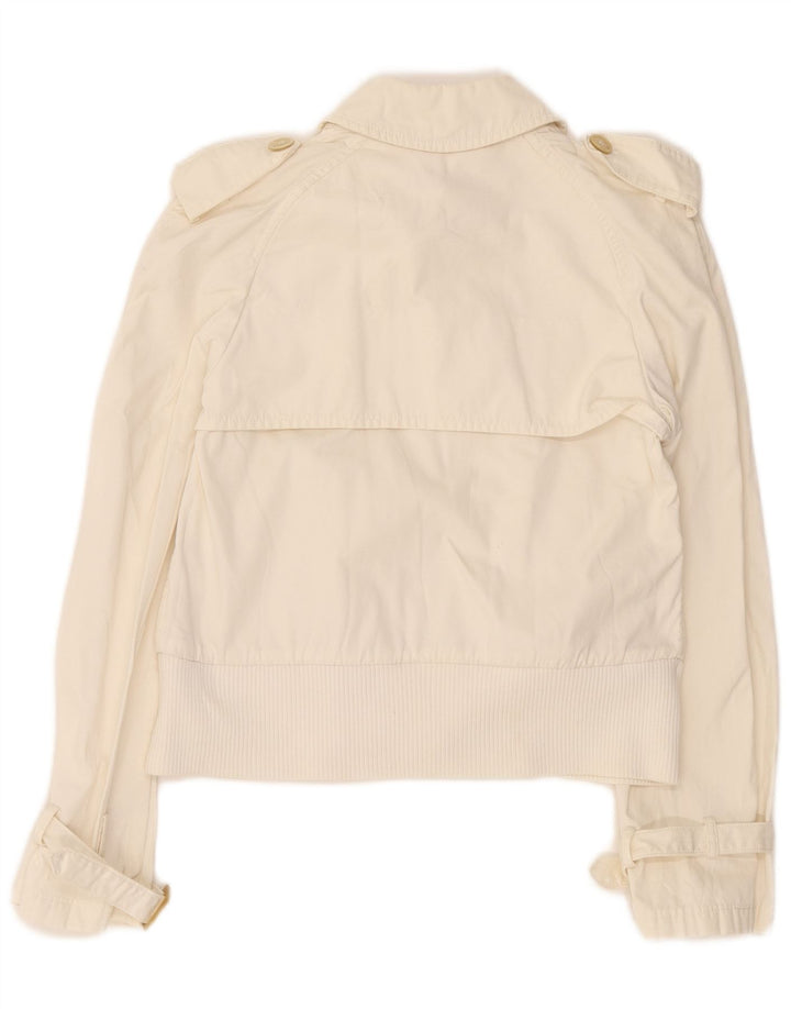 Damska kurtka wojskowa Crop Red Valentino IT 42 Medium Off White
