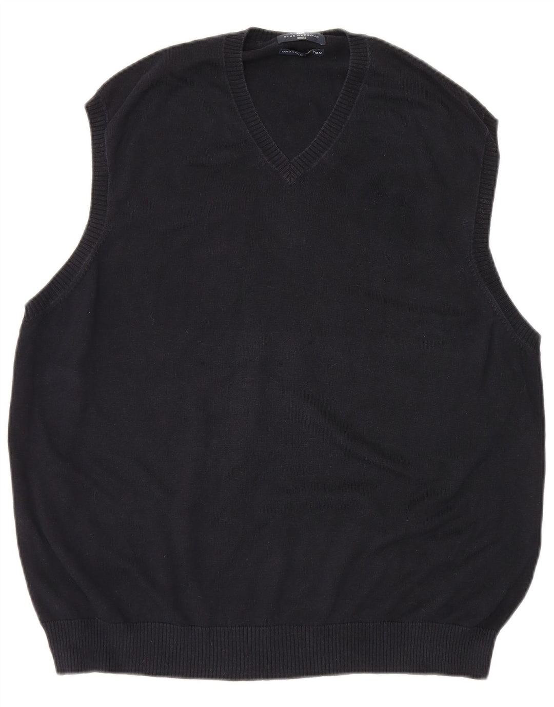Marks & Spencer Męski podkoszulek w kolorze niebieskim z kamizelką Harbour, 2XL, granatowy, bawełniany