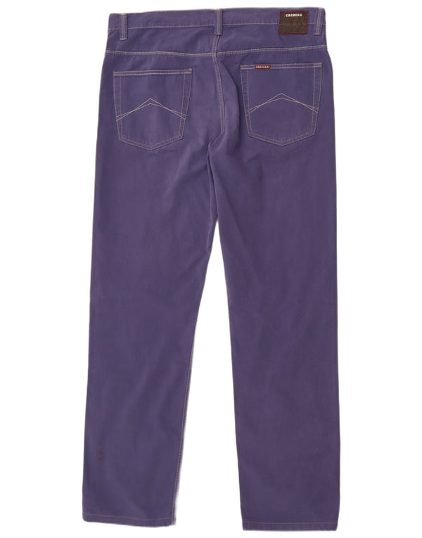 Męskie proste spodnie codzienne Carrera IT 54 2XL W38 L33 Niebieska bawełna