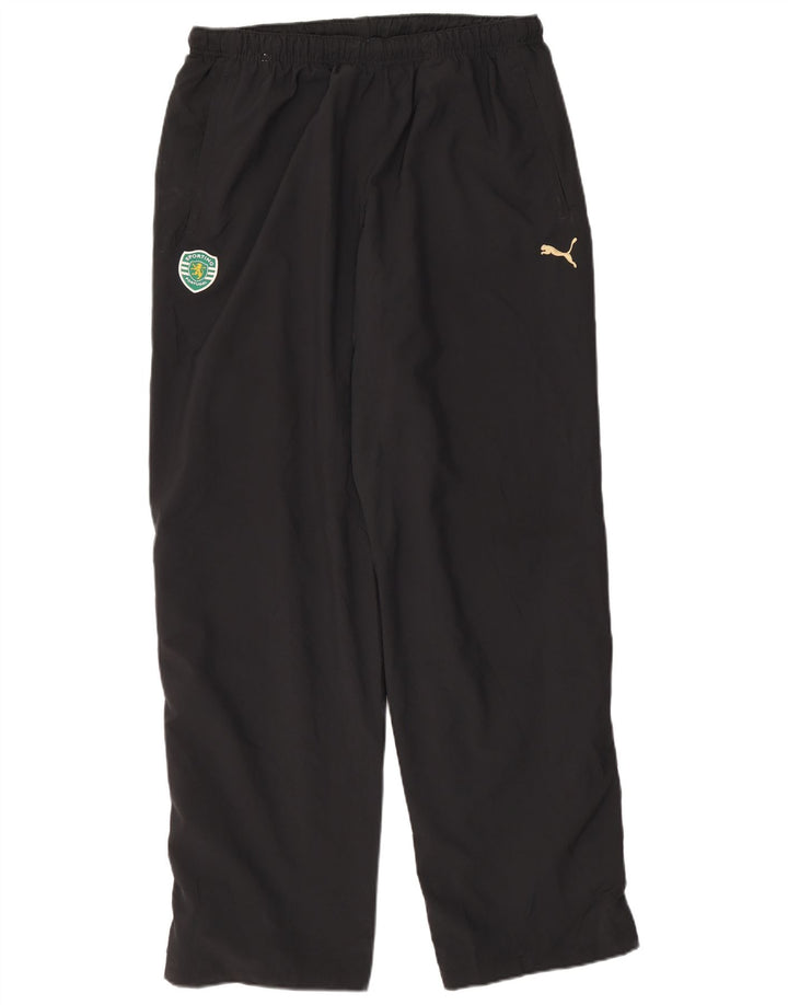 Męskie spodnie dresowe PUMA Portugalia, duży granatowy poliester