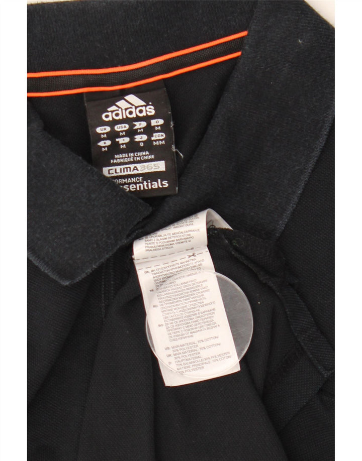 Męska koszulka polo Adidas Clima 365, średnia, granatowa, bawełniana