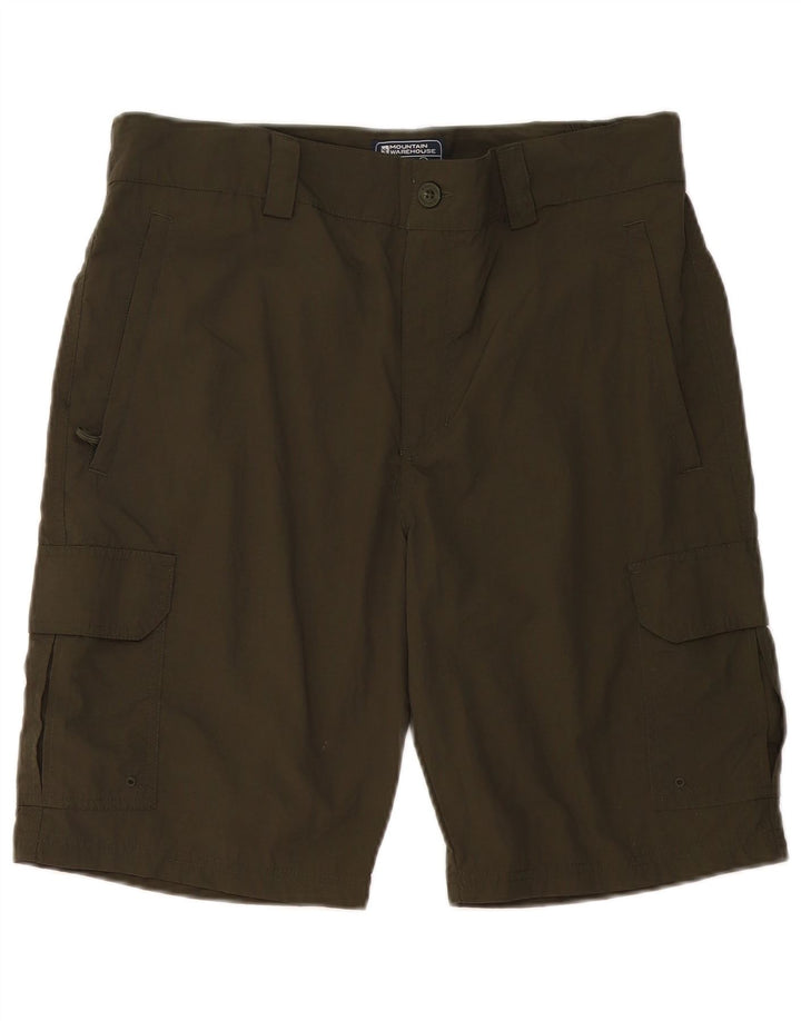 Damskie spodenki cargo Mountain Warehouse W34, duże, khaki, poliamid