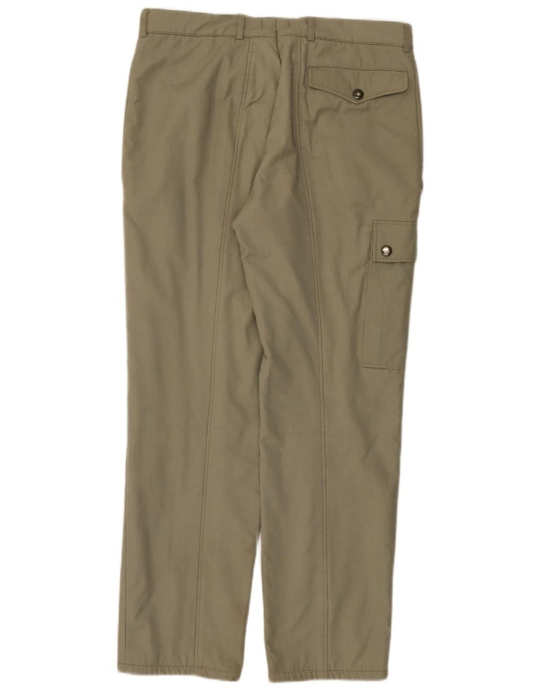 Męskie proste spodnie cargo VINTAGE W32 L29 Khaki