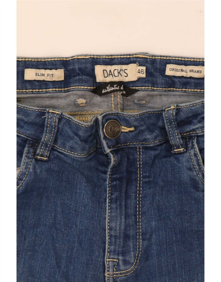 Męskie jeansy slim IT 46 Small W30 L29 firmy Dack's Blue