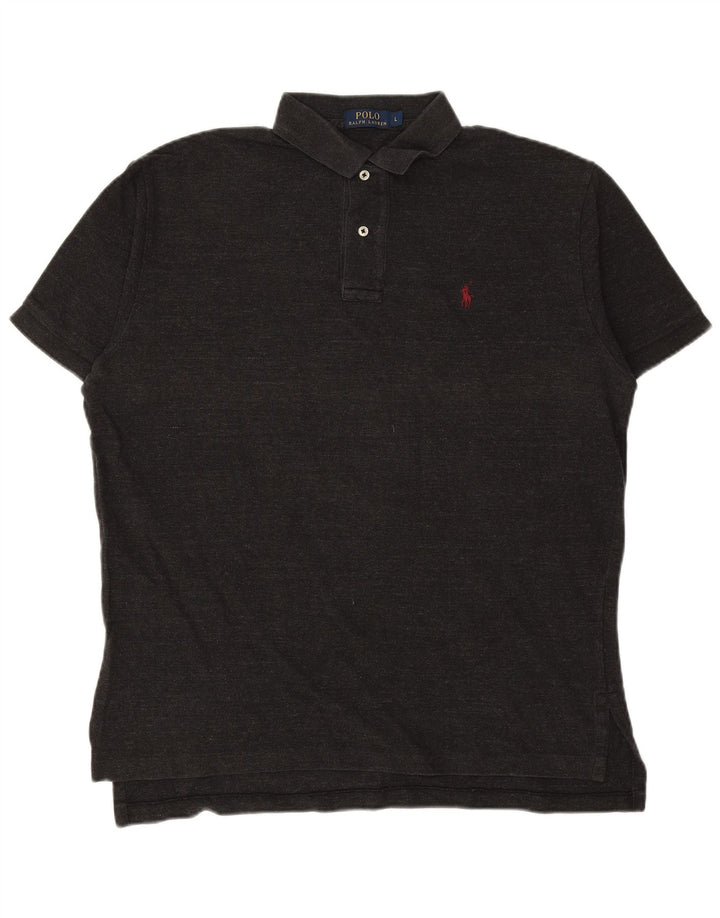 Męska koszulka polo POLO RALPH LAUREN, duża, szara