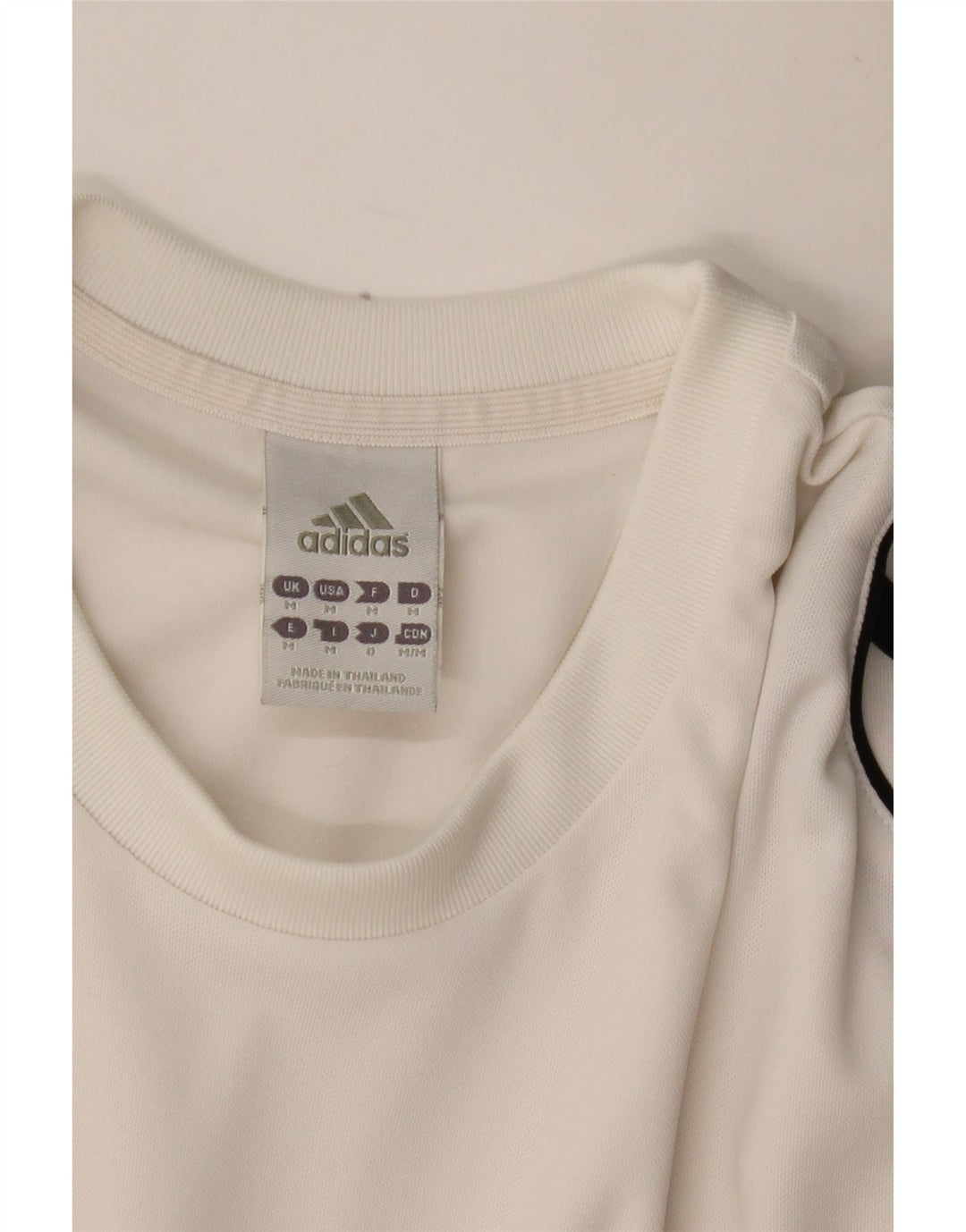 Męska koszulka T-shirt ADIDAS Climalite, średnia biel