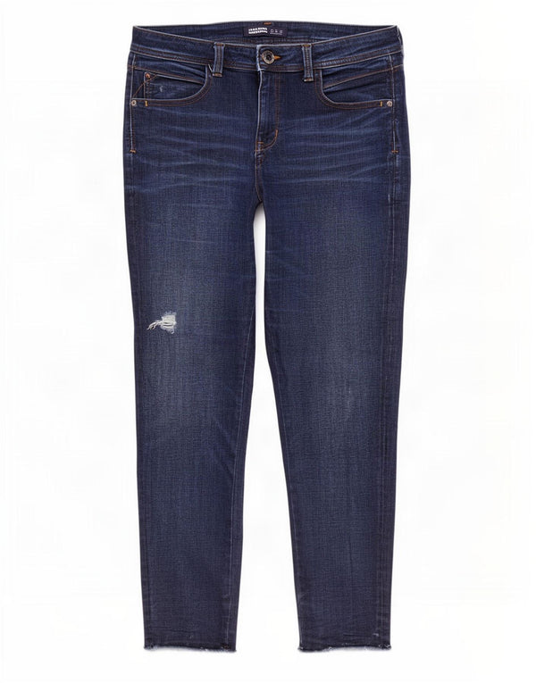 Dżinsy damskie Zara EU 44 XL W34 L28 Granatowe, bawełniane