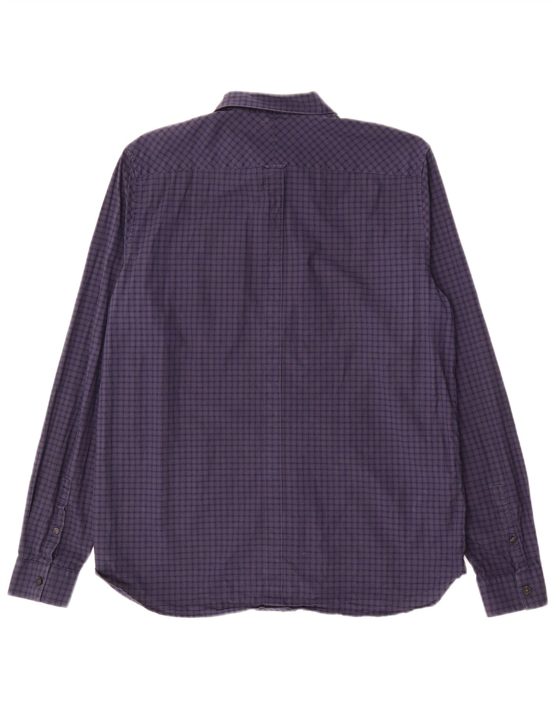 Koszula męska FRED PERRY, duża, bawełniana w kratkę, granatowa