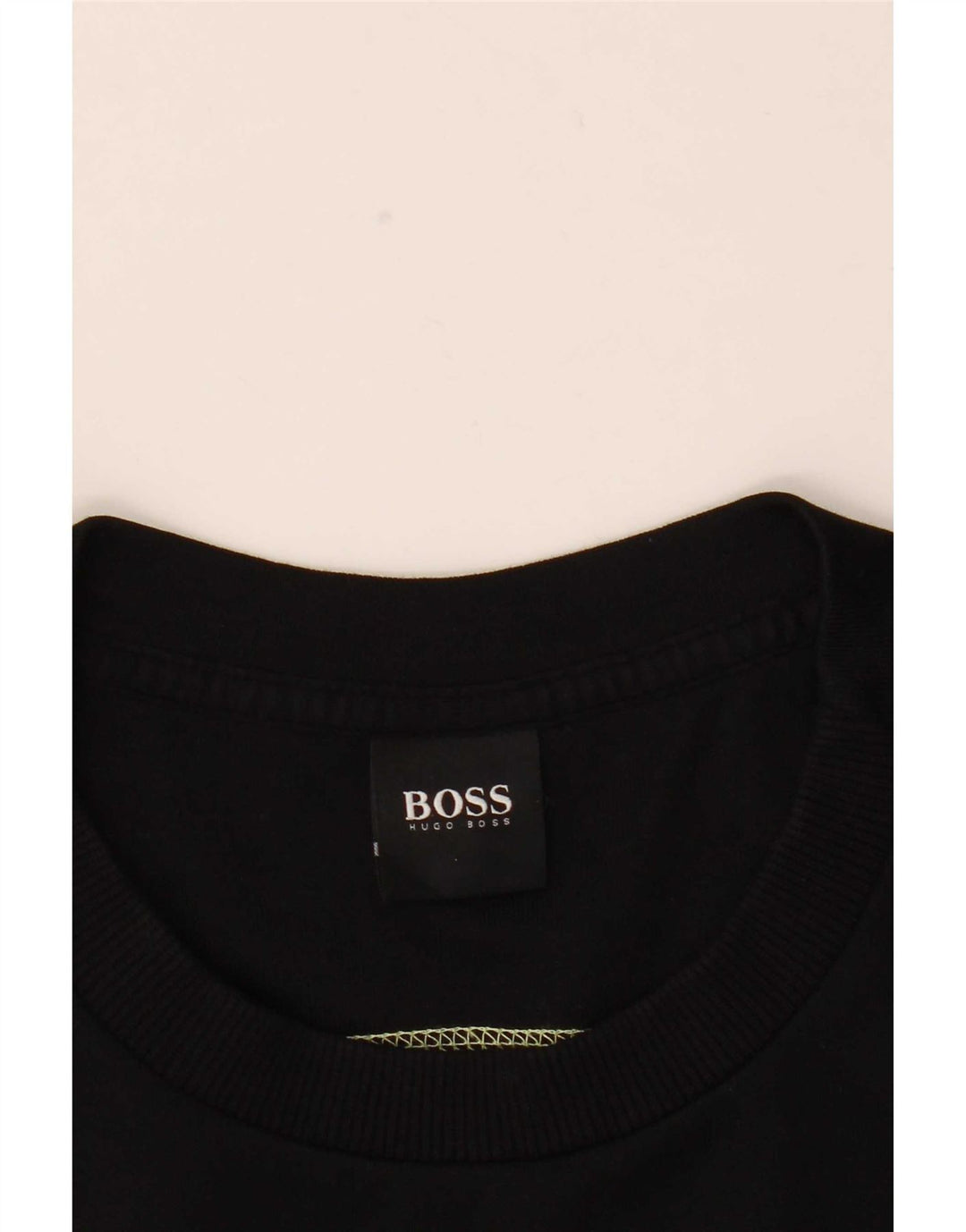 Męska bluza z grafiką Hugo Boss, duża, czarna, bawełniana