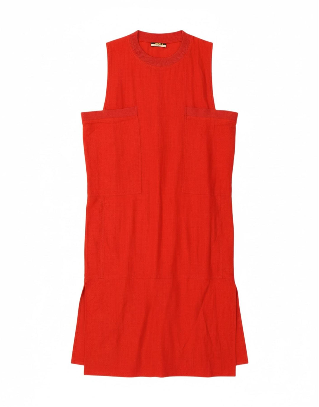 OAKS Womens Sleeveless Shift Dress IT 44 Medium Red Vintage Oaks and Second-Hand Oaks from Messina Hembry 