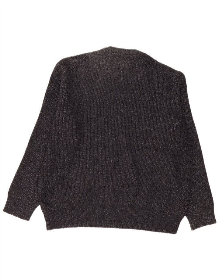Marks & Spencer Męski sweter z okrągłym dekoltem XL, granatowy, nakrapiany